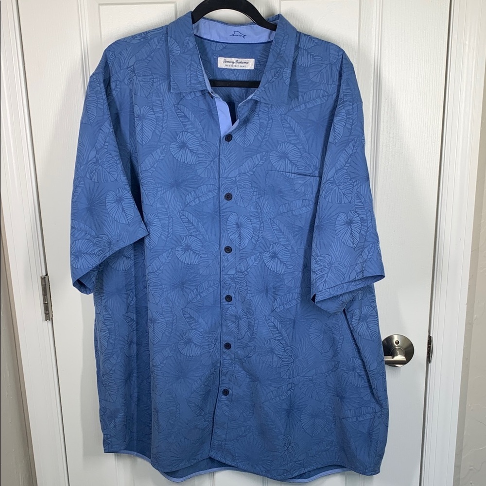Tommy Bahama Island Zone short sleeve button down shirt size XXLT
